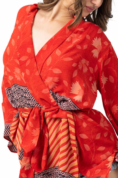 Kimono wrap dress LEN