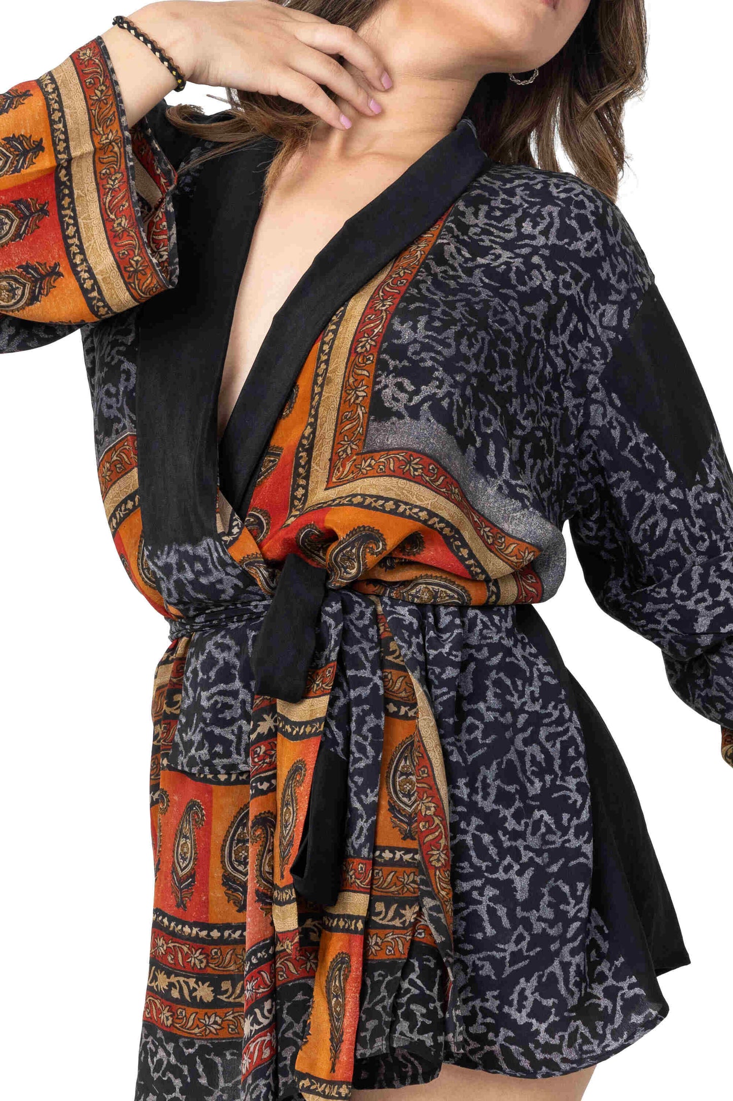 Kimono wrap dress AVA
